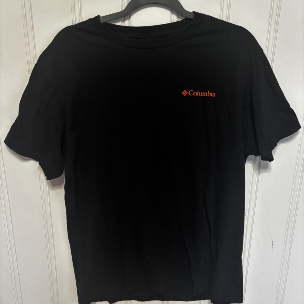 Columbia Men’s Black Logo Short-Sleeve T-Shirt